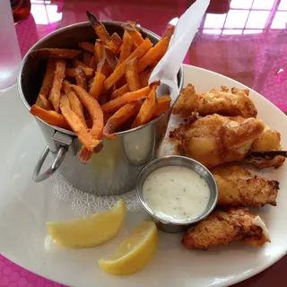 Beer Battered Fish & chips