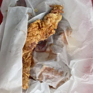 Deep fried bacon