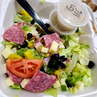 Antipasta Salad with Greek Dressing