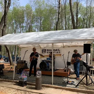 Live music by Max Schang's Trio of Blues