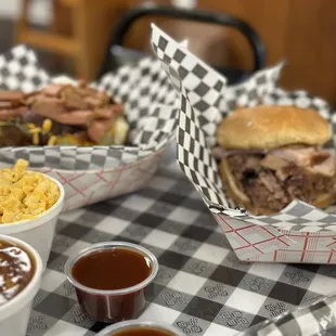 Big Tex Sandwich &amp; Loaded Meat Potato