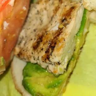 Avocado Chicken Panini - personally was just a sandwich but at least it was still good.