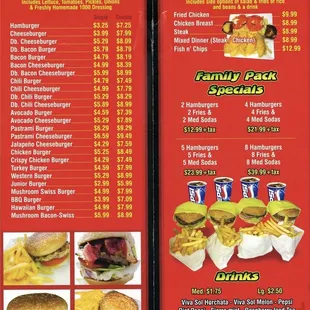 Menu from 2/24/24
