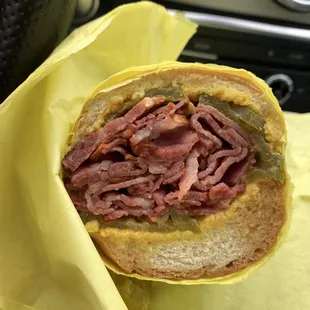 Pastrami sandwich