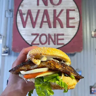 Blackened Grouper Sandwich