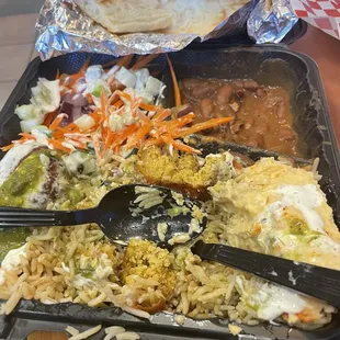 Falafal Rice Platter