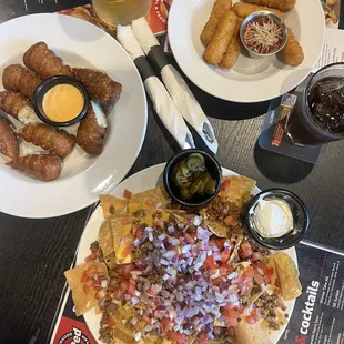 nachos and beer