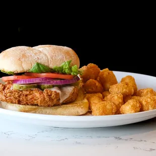 Tater tots are the perfect side!