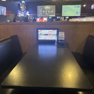 a laptop on a table