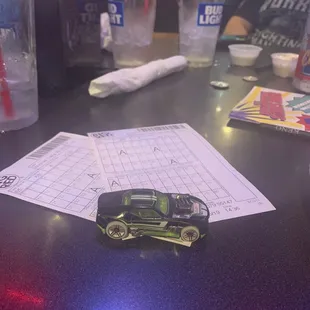 Keno, drinks, new car, a great time