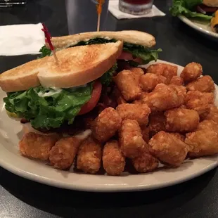 BLT (with Extra Bacon) &amp; Tater Tots