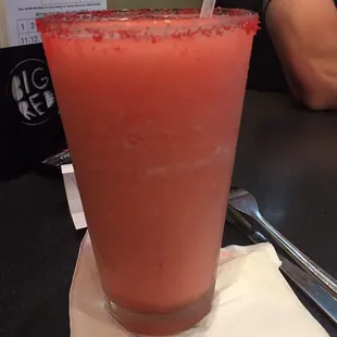 Strawberry margarita.