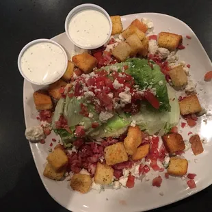 Wedge Salad with Ranch Dressing