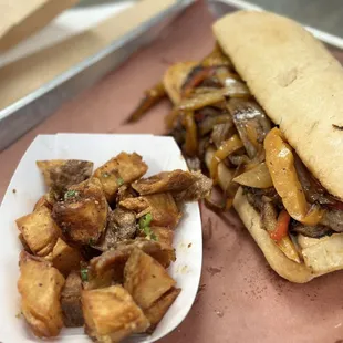 Skirt Steak Sandwiches