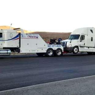 Towing a tractor only to a local shop