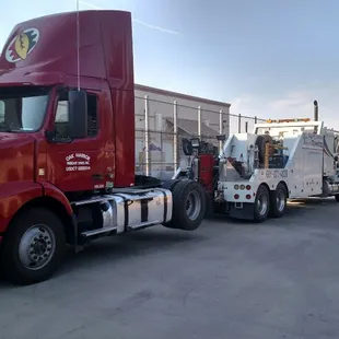 Towing a tractor only to Fresno affinity truck center