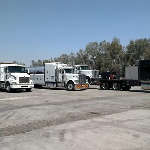 Working with U.S  Marshalls to transport these fuel trucks to an impound yard in southern California