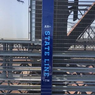 State line between TN and AR