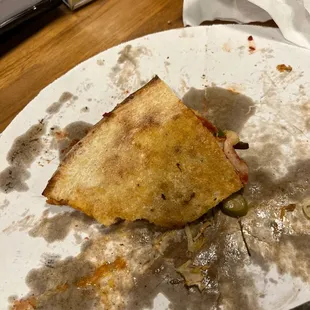 Leroy Brown Pizza underneath