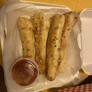 Bread Sticks with Sauce
