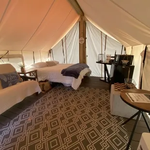 Glamping tent