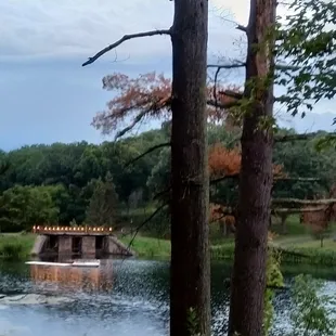 View of bridge from porch