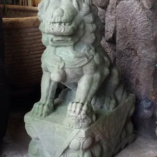 Fu dogs too!  You choose the color and Bigrock will make it for you