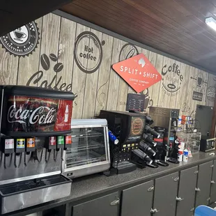 a soda machine