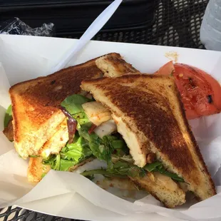 The tropical chicken sandwich.  Very fresh!