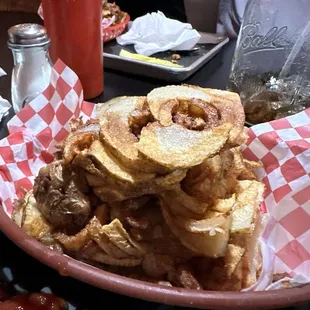 1/2 order of Suzie Q's brick of fries