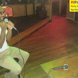 Photos &amp; Entertainment: DJPistolPete.com Good food. Really fun laid back folks Grandfathered smoking bar Standing in for DJ Todd Payne