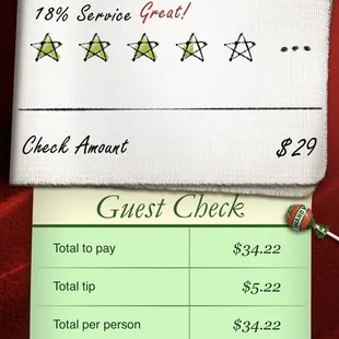 a check amount