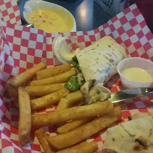 Sandwich chicken fajita