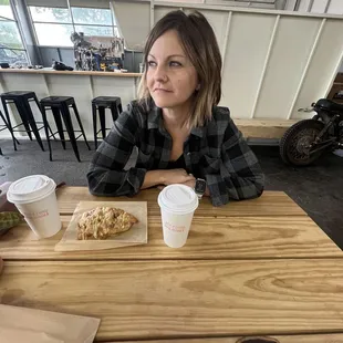 Berry Scone &amp; Maple Oat Latte