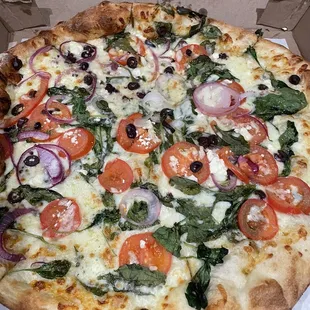 Greek pizza