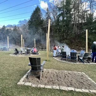 Back area along creek