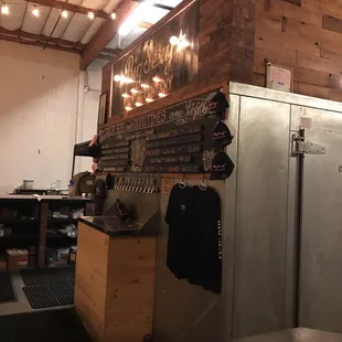 Shirts hats and some smooth beer