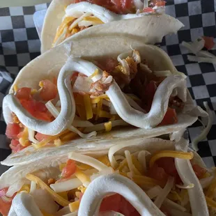 These are the chicken tacos must try,they are delicious.