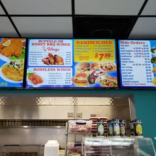 Menu board