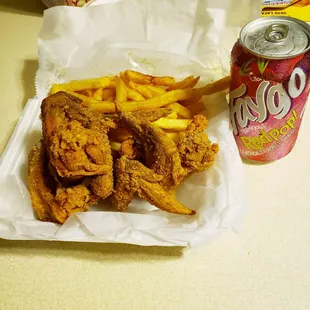 5 wings lunch special