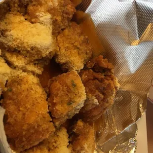 Boneless Steel City wings (mild buffalo, Parmesan and ranch)