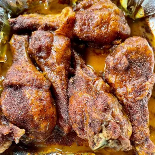 Black and Gold Legs/Drumsticks