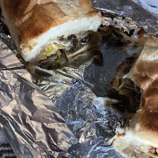 Pepper Cheesesteak. Classic &quot;carnival&quot; style steak sub which is exactly what I was craving.