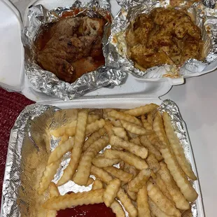 Wings and Fries