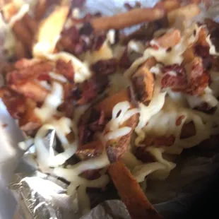 Bacon ranch cheese fries