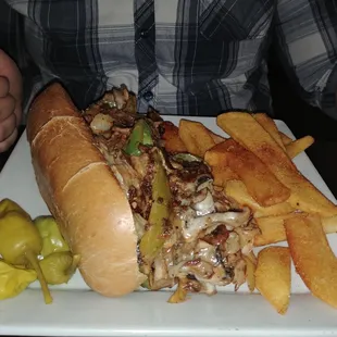 Delicious Philly steak sammich