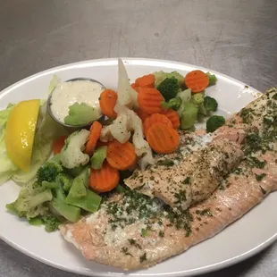 grilled seafood, fish, grilled fish, food, seafood