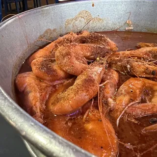 Hot Boiled Shrimp