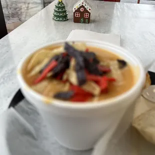 Holiday S n P shakers!  And my chicken tortilla soup