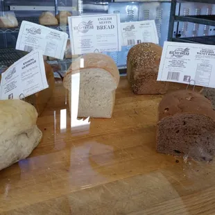 Samples of bread